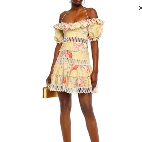 Zimmermann Dresses & Skirts - Zimmerman cutout floral print cotton blend dress